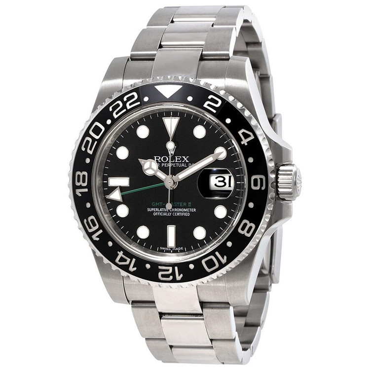 ساعت مچی عقربهای مردانه مدل GMT Master II