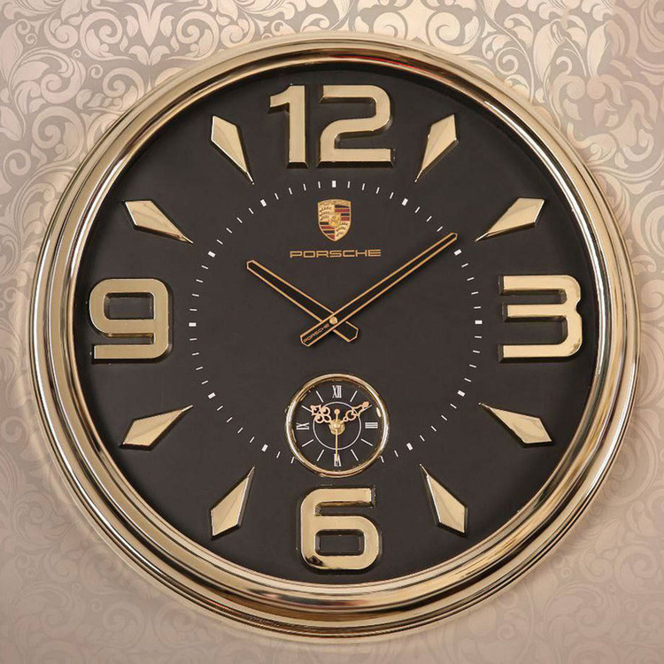 ساعت دیواری پورشه مدل 215 porsche Gold