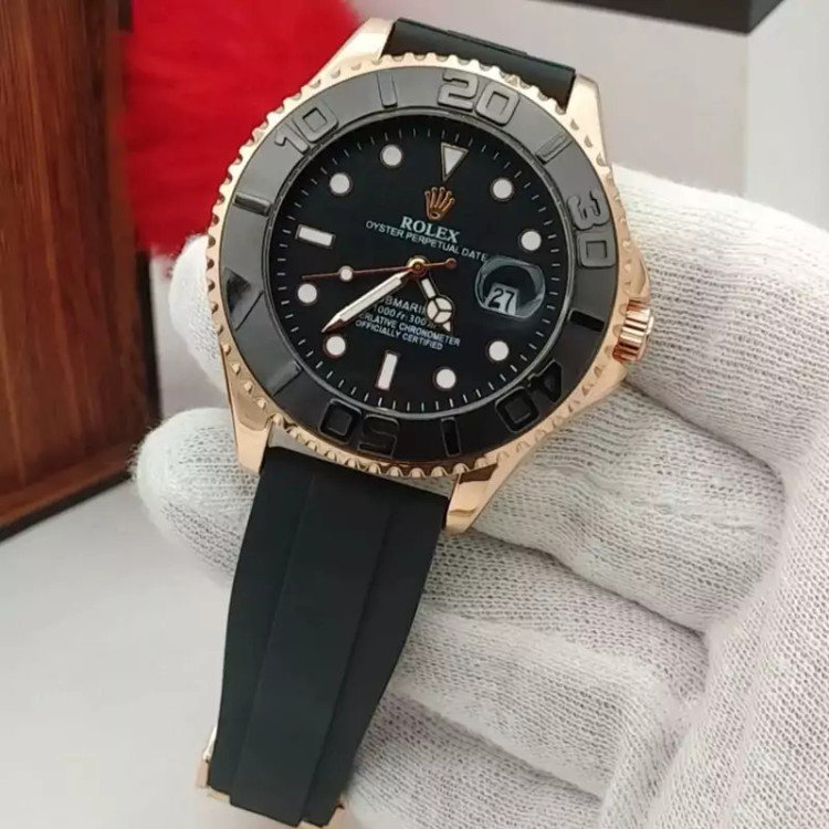 ساعت مچی عقربه ای مردانه طرح رولکس مدل GMT MASTER