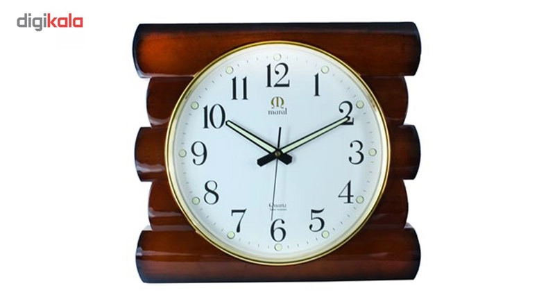 ساعت دیواری مارال طرح Woodsticks سایز 40*40