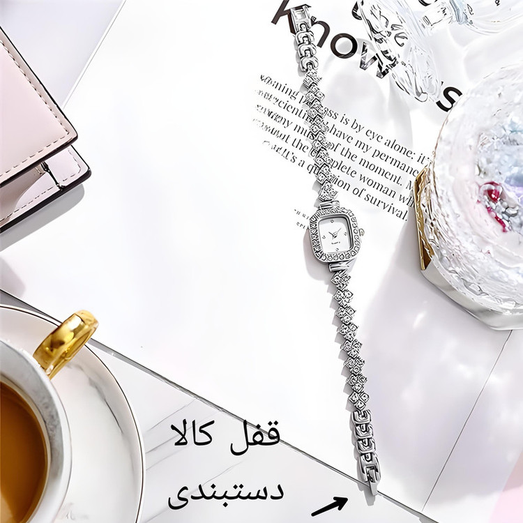 ساعت مچی عقربه ای زنانه مدل رویال نگین دار