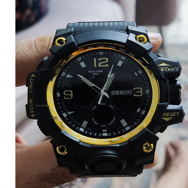 ساعت مچی عقربه ای بچگانه مدل DUAL TIME