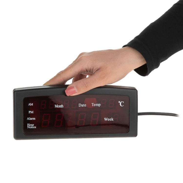 ساعت رومیزی دیجیتال کایزینگ مدل CX868A رنگ قرمز