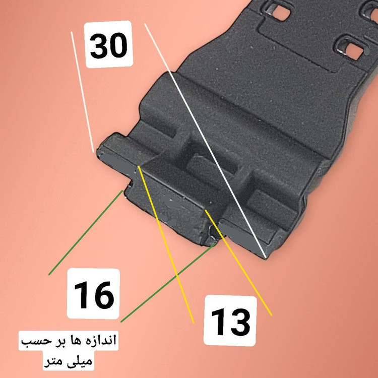 بند ساعت مچی مدل B-GA 110-1000