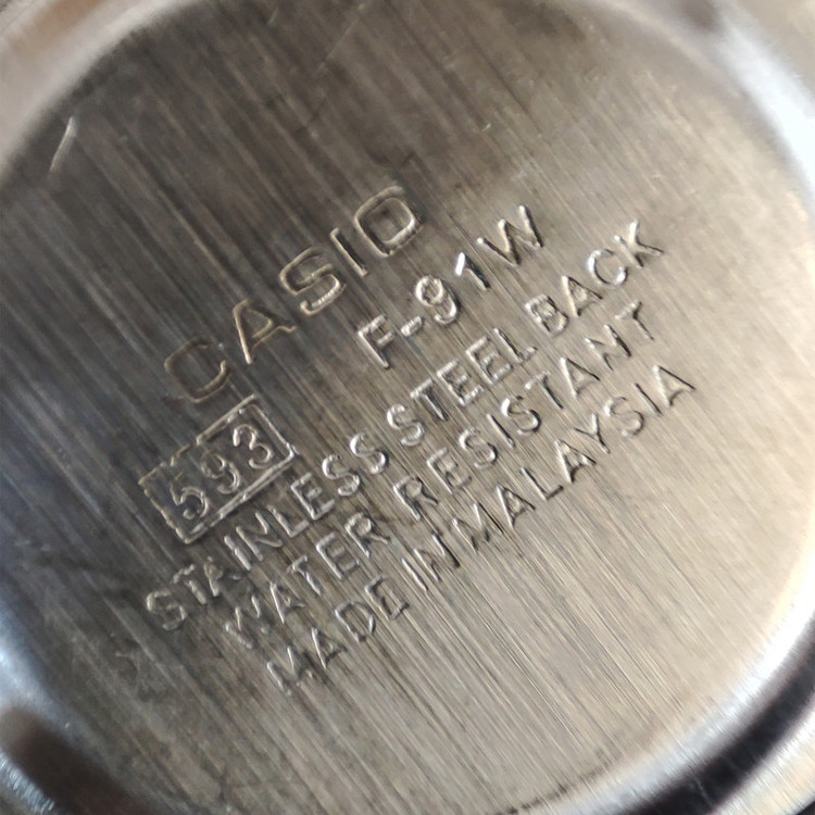 ساعت مچی دیجیتال مدل f 91 (کالای غیر اصل)