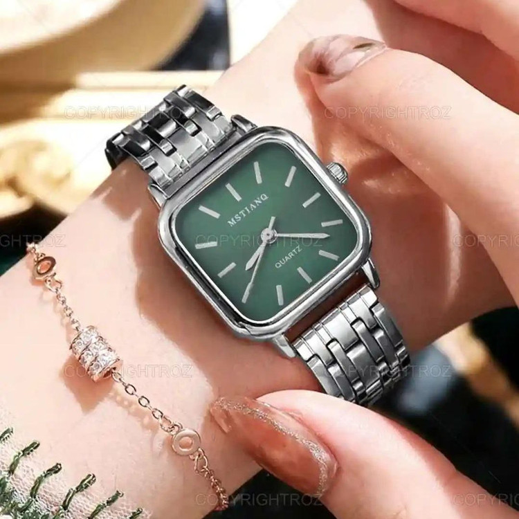 ساعت مچی عقربه ای زنانه مدل استیل