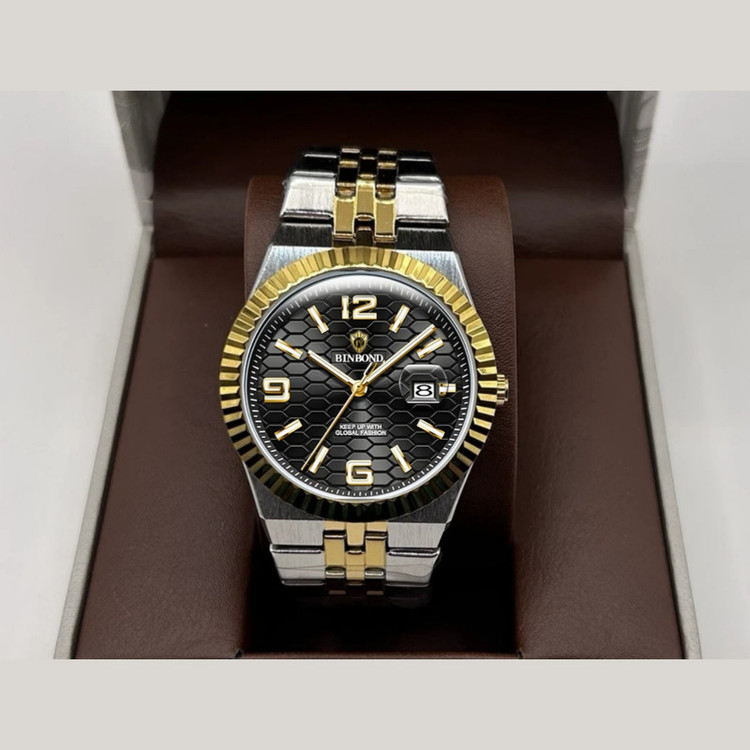 ساعت مچی عقربهای مردانه بین باند طرح Datejust