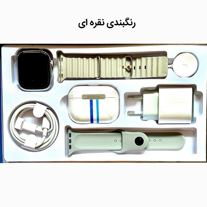 ساعت هوشمند زنانه و مردانه اوکپو مدل MAX با بند سیلیکونی به همراه هدفون بلوتوثی