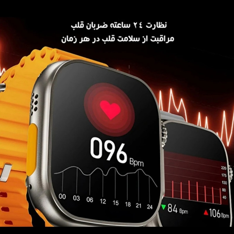 ساعت هوشمند زنانه و مردانه مدل 7IN1 SEVEN PLUS IN ONE با بند سیلیکونی