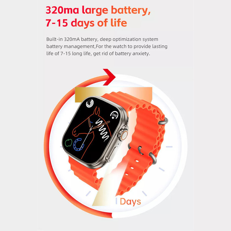 ساعت هوشمند زنانه و مردانه مدل ULTRA 49mm