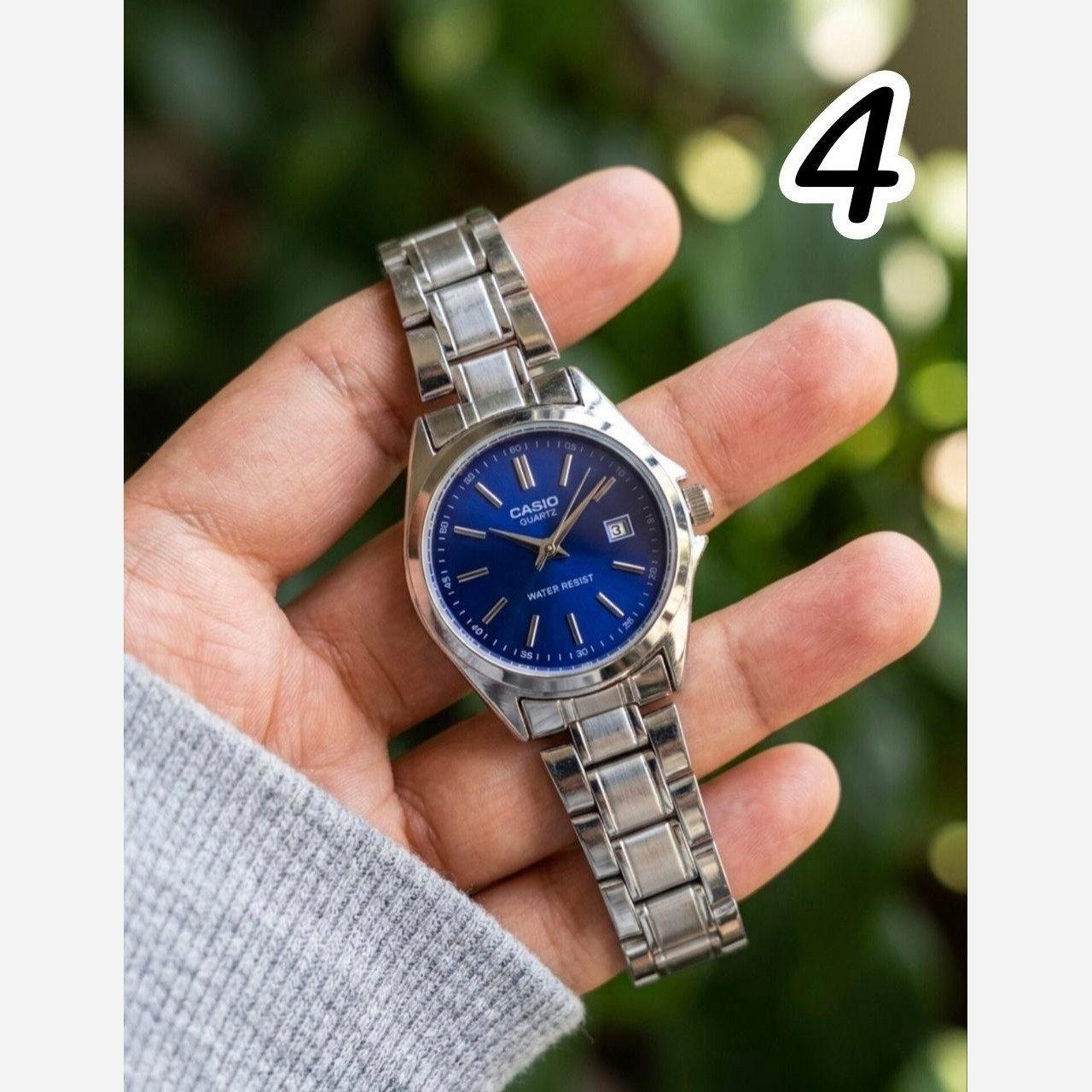 ساعت مچی زنانه کاسیو رنگ ثابث ضداب روزشمار فعال کیفیت عالیCASIO