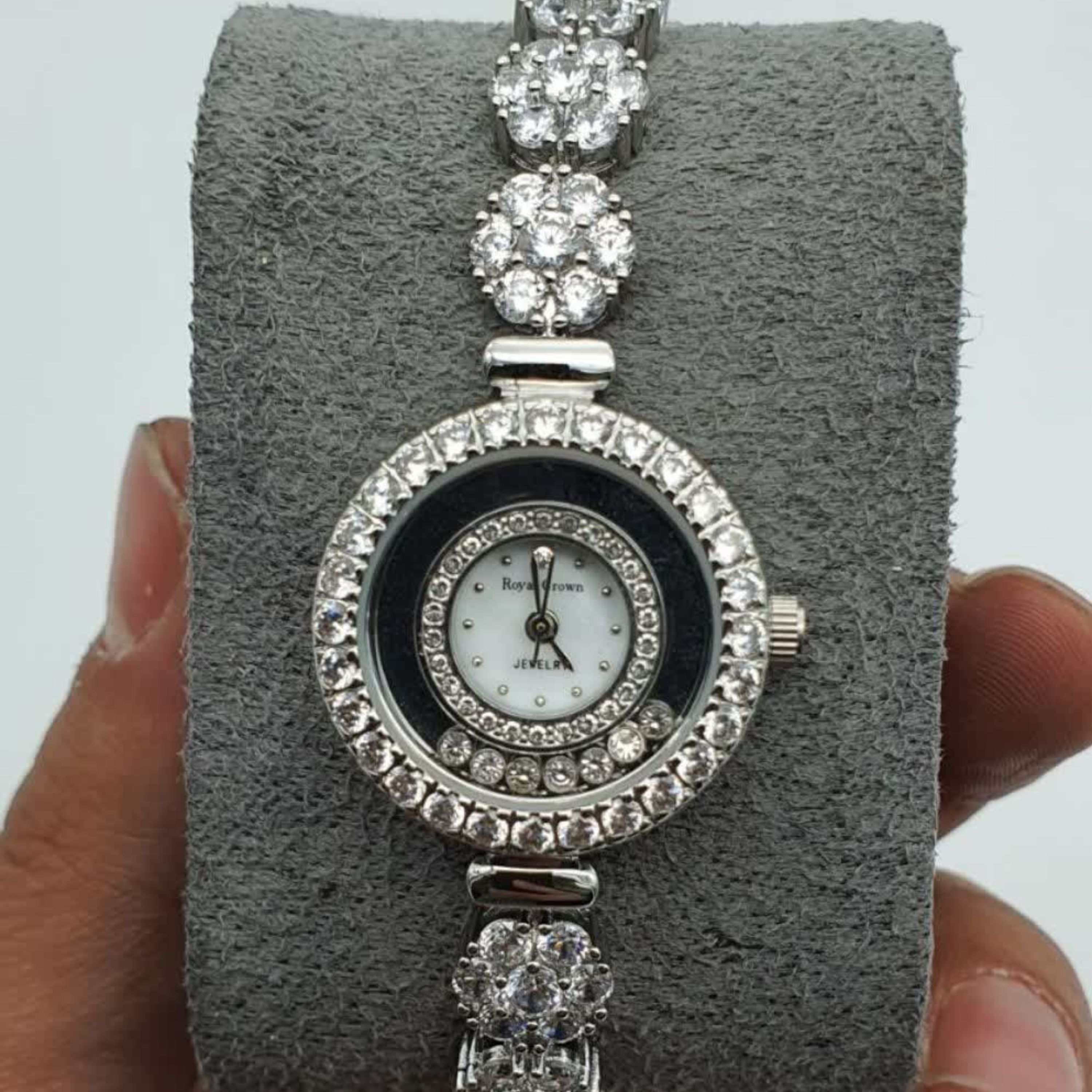ساعت مچی زنانه طرح  رویال کرون استیل ROYAL CROWN