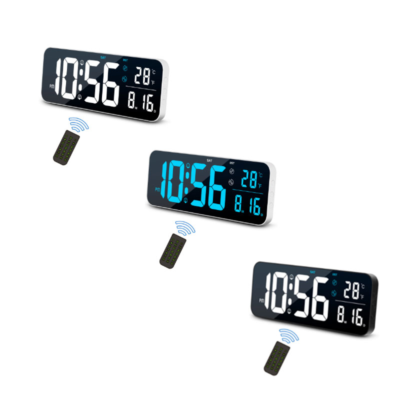 ساعت رومیزی ال ای دی مدل LED CLOCK PT-6807BW