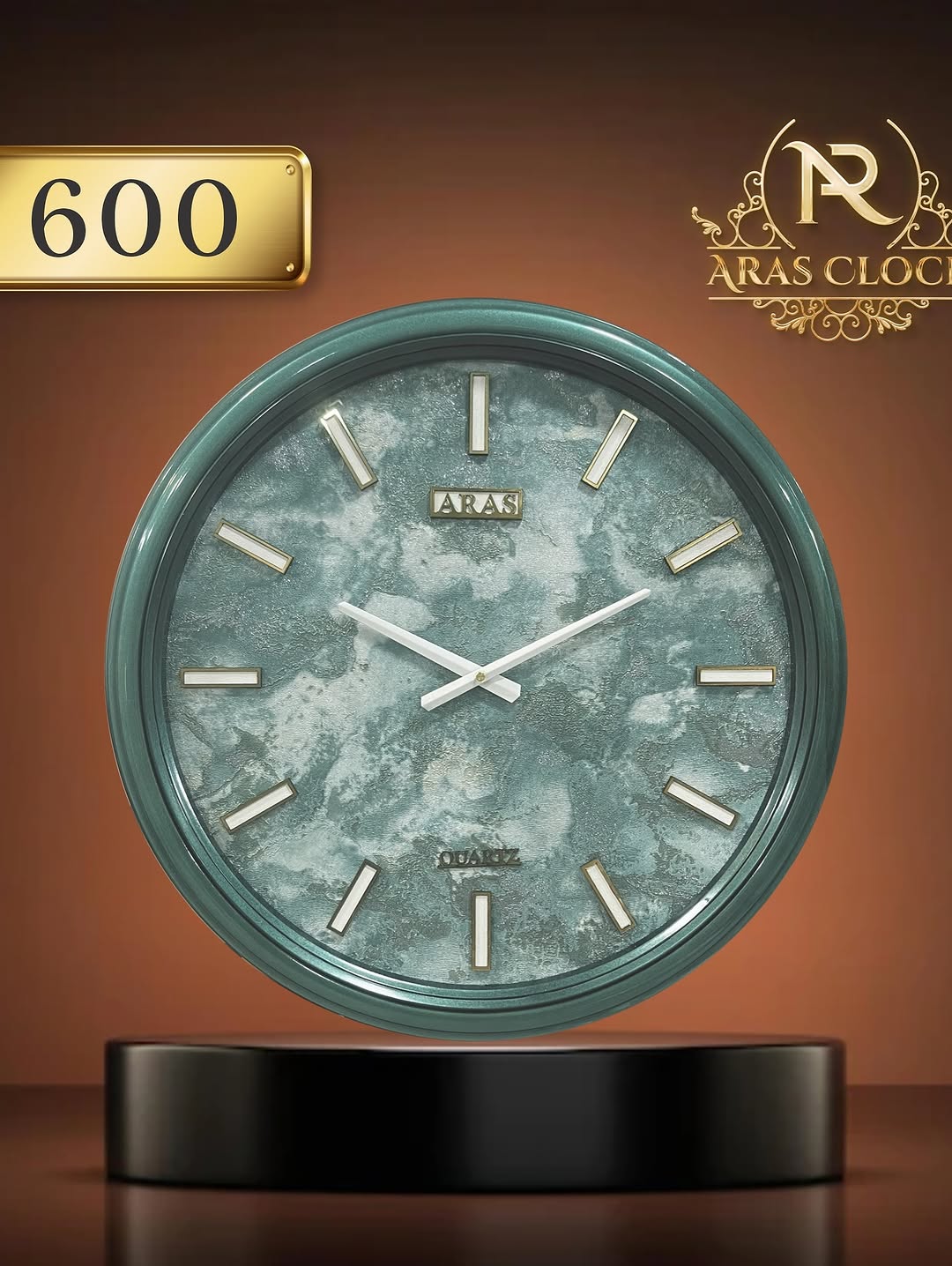 ساعت دیواری ارس مدل زینک سایز 60 سانتیمتر